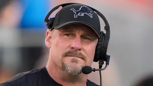 Dan Campbell head coach of the Detroit Lions