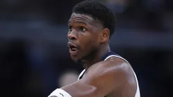Minnesota Timberwolves guard Anthony Edwards (5) during the second half against the Chicago Bulls on November 7, 2024 at the United Center in Chicago, Illinois.