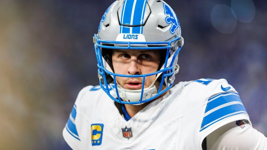 Detroit Lions quarterback Jared Goff (16) during NFL, American Football Herren, USA game action against the Indianapolis Colts on November 2024. (Source: IMAGO / ZUMA Press Wire)