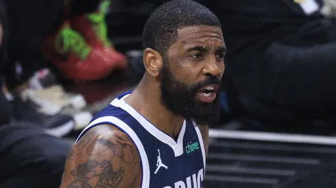 Kyrie Irving #11 of the Dallas Mavericks