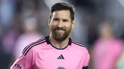 Lionel Messi #10 of Inter Miami looks on before the match against Atlanta United