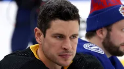 Sidney Crosby #87 of the Pittsburgh Penguins takes part in the 2024 NHL All-Star Skills Competition on February 02, 2024 in Toronto, Ontario.