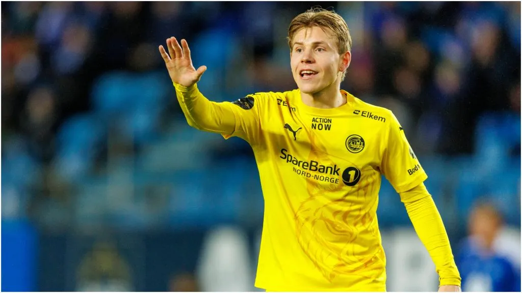 Bodo/Glimt’s Jens Petter Hauge – IMAGO / NTB