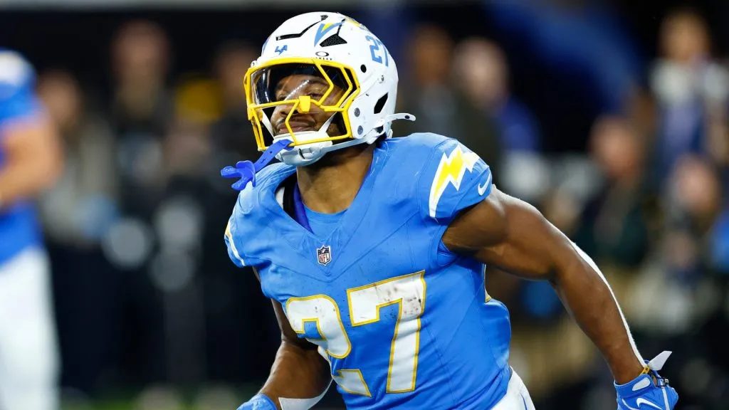 Los Angeles Chargers running back JK Dobbins