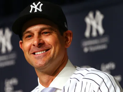 NY Yankees HC Aaron Boone's concise 7-word take on David Bednar's performance against Rangers