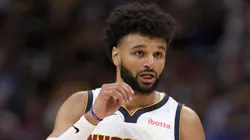 Jamal Murray #27 of the Denver Nuggets plays the Oklahoma City Thunder in the third quarter at Ball Arena on October 24, 2024 in Denver, Colorado.