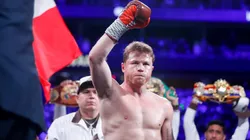 WBC/WBA/WBO super middleweight champion Canelo Alvarez looks on before a title fight at T-Mobile Arena on September 14, 2024 in Las Vegas, Nevada.
