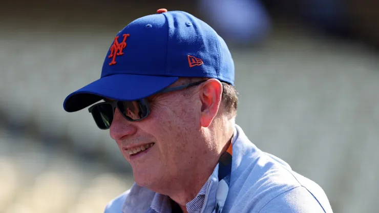 Steve Cohen looks on before a game vs Dodgers on October 13, 2024 in Los Angeles.