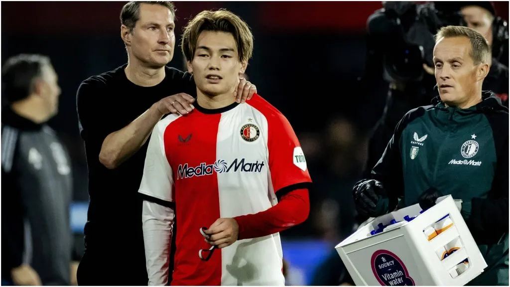 Ayase Ueda of Feyenoord – IMAGO / ANP