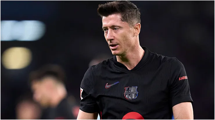Robert Lewandowski of FC Barcelona