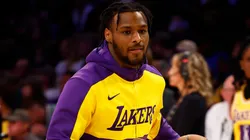 Bronny James #9 of the Los Angeles Lakers at Crypto.com Arena