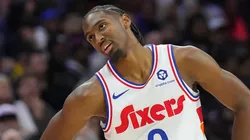 Tyrese Maxey #0 of the Philadelphia 76ers.