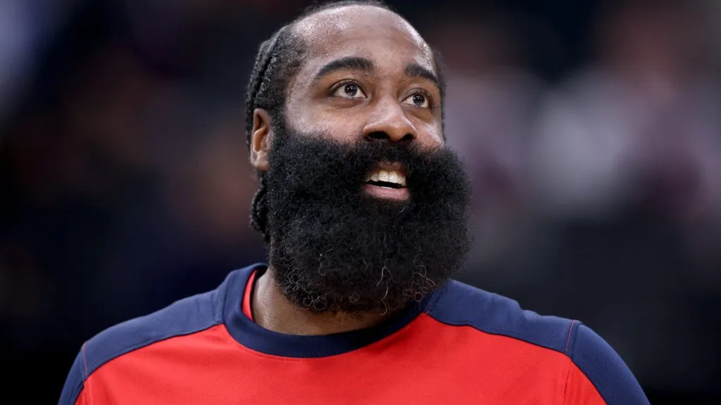 James Harden smiling