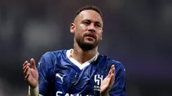 Neymar of Al Hilal reacts after the AFC Champions League Elite match between Al Ain and Al-Hilal