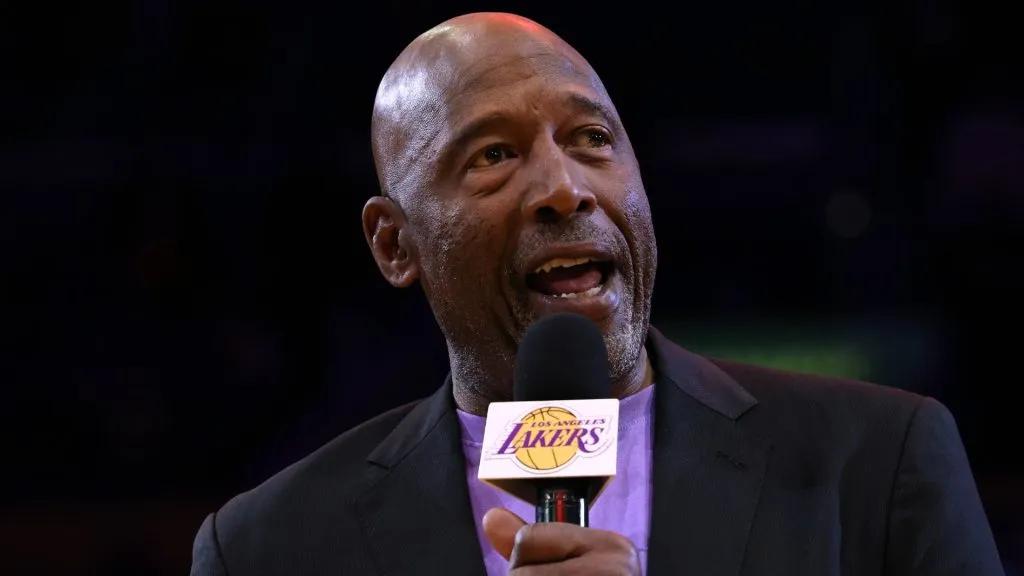 James Worthy speaking