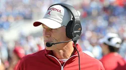 Head coach Brent Venables of the Oklahoma Sooners during the first half against the Mississippi Rebels at Vaught-Hemingway Stadium on October 26, 2024 in Oxford, Mississippi.