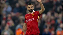 Liverpool's goal-scorer Mohamed Salah