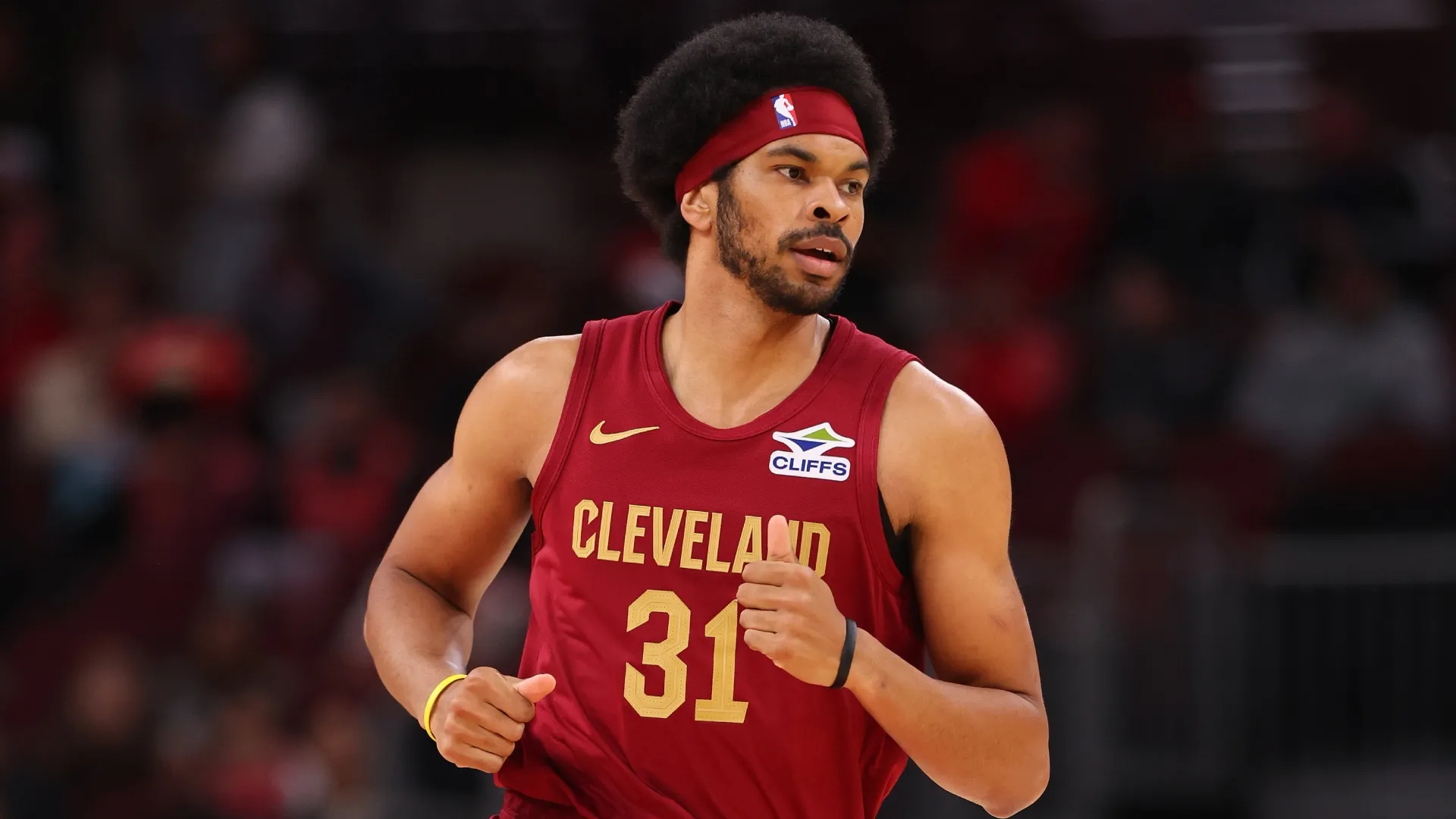Jarrett Allen #31 of the Cleveland Cavaliers.