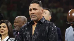 Oscar De La Hoya voices his frustrations over the promotion of the Canelo Alvarez vs. Terence Crawford fight, taking aim at the involvement of Dana White and the media hype.