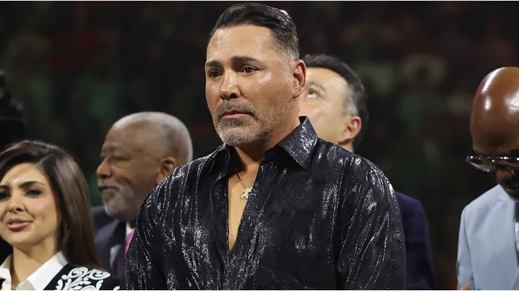 Oscar De La Hoya voices his frustrations over the promotion of the Canelo Alvarez vs. Terence Crawford fight, taking aim at the involvement of Dana White and the media hype.