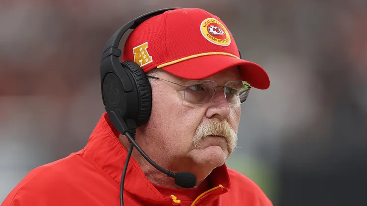 Andy Reid head coach of the Kansas City Chiefs