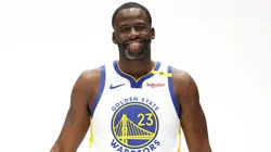 Draymond Green #23 of the Golden State Warriors poses for the media during the Warriors Media Day at Chase Center on September 30, 2024.