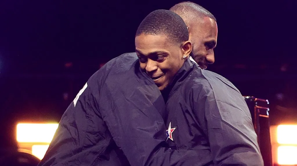 De’Aaron Fox of the Sacramento Kings is drafted by Team LeBron James prior to the 2023 NBA All Star Game between Team Giannis and Team LeBron at Vivint Arena in Salt Lake City, Utah.