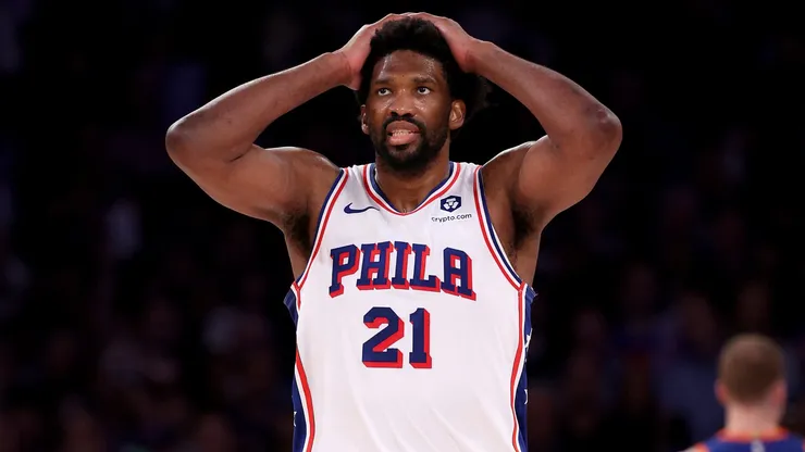 Joel Embiid of the Philadelphia 76ers underwent knee surgery in March