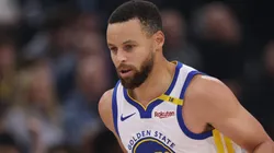 Stephen Curry #30 of the Golden State Warriors runs during a 102-99 loss to the LA Clippers at Intuit Dome on November 18, 2024 in Inglewood, California.