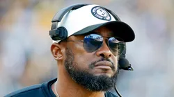 Head coach Mike Tomlin of the Pittsburgh Steelers looks on during the fourth quarter against the Green Bay Packers at Acrisure Stadium on November 12, 2023 in Pittsburgh, Pennsylvania.