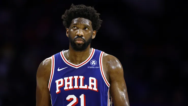 Joel Embiid #21 of the Philadelphia 76ers