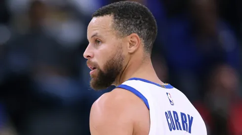 Stephen Curry #30 of the Golden State Warriors looks on during a 102-99 loss against the LA Clippers at Intuit Dome on November 18, 2024 in Inglewood, California.