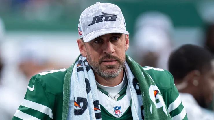 Aaron Rodgers, quarterback of the New York Jets