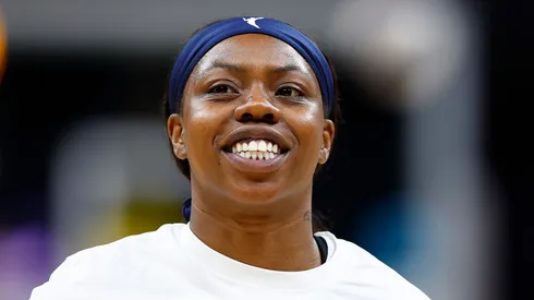 Arike Ogunbowale #24 of the Dallas Wings at Crypto.com Arena