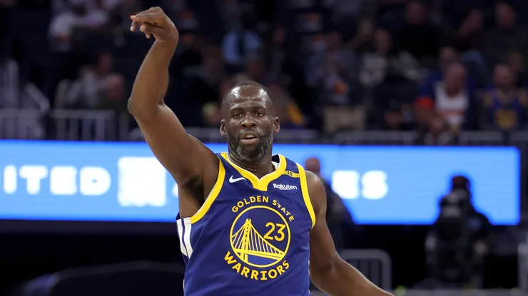 Draymond Green #23 of the Golden State Warriors in action against the New Orleans Pelicans at Chase Center