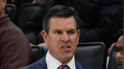 Mike Sullivan at TD Garden on March 9, 2024 in Boston, Massachusetts.