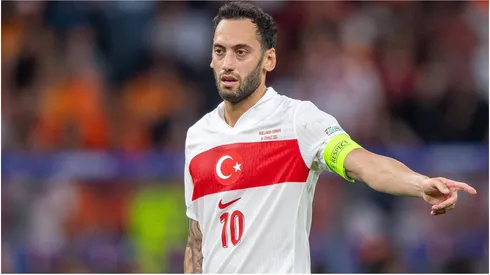 Hakan Calhanoglu of Turkey
