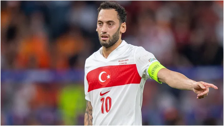 Hakan Calhanoglu of Turkey