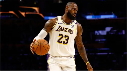 LeBron James of the Los Angeles Lakers