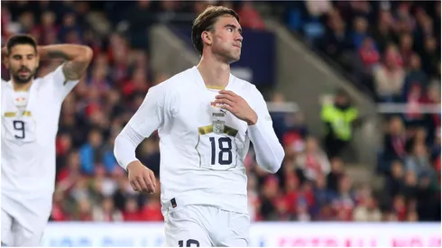 Dusan Vlahovic of Serbia