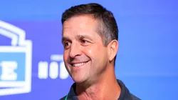 John Harbaugh head coach of the Baltimore Ravens