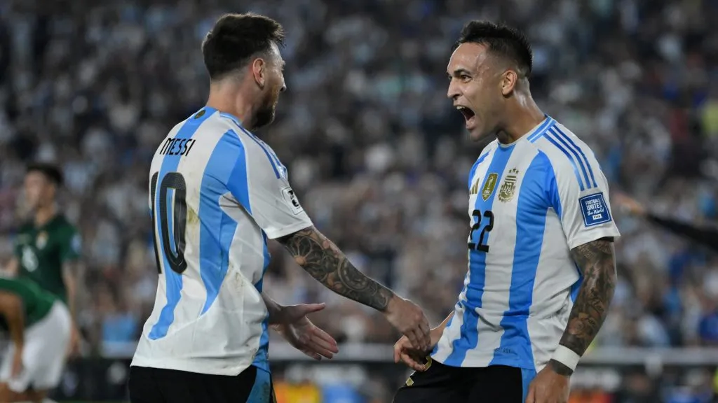 lautaro martinez and lionel messi