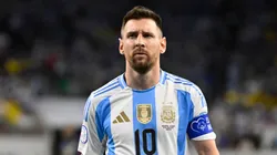 Lionel Messi walks during Copa America 2024.