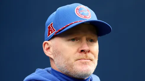 Sean McDermott looks on before a game against the Seattle Seahawks.