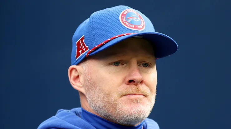 Sean McDermott during a Buffalo Bills match.