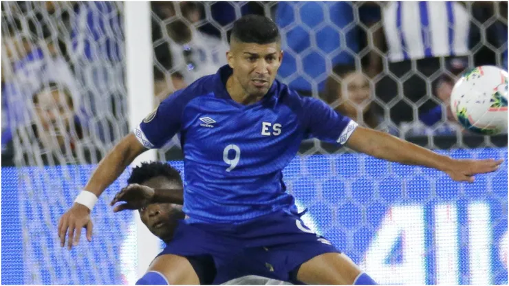 El Salvador forward Nelson Bonilla