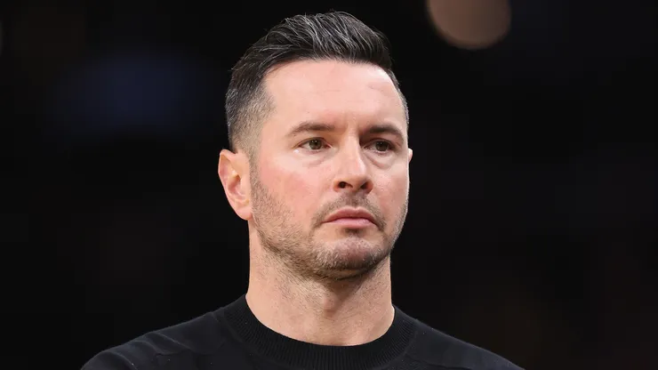 Head coach JJ Redick of the Los Angeles Lakers during the second half of the NBA game against the Phoenix Suns