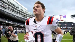 Drake Maye #10 of the New England Patriots