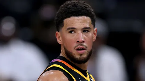 Devin Booker #1 of the Phoenix Suns.