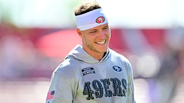 Christian McCaffrey #23 of the San Francisco 49ers.